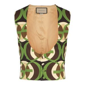 Gucci G Pattern Vest Multi Mens